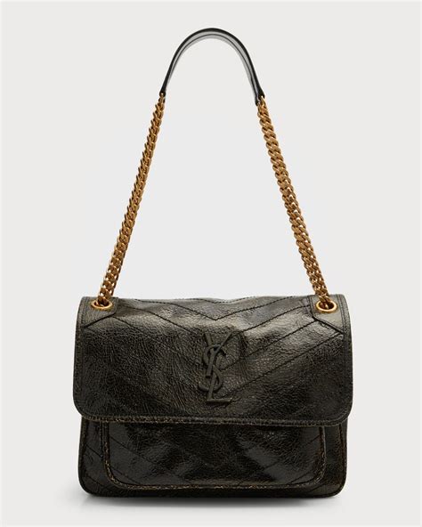 ysl niki crinkled bag